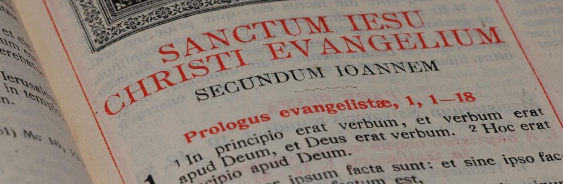 "In principio era il Verbo"